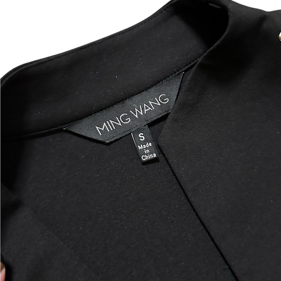 MING WANG SIZE S BLACK Gold Studded JACKET - Picture 4 of 5